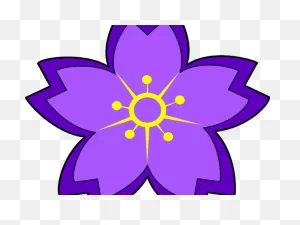 Lilac Clipart Violet Flower - Sakura Clip Art - Png Download ClipartFlare.com 