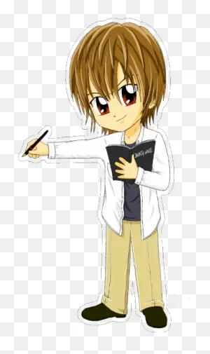 Download Hd Light Chibi - Light Yagami Chibi Transparent Png Image ClipartFlare.com 