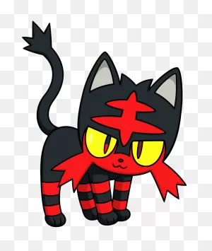 Pokemon Litten Coloring Pages