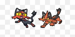 Pokemon Litten And Torracat Cursor – Custom Cursor