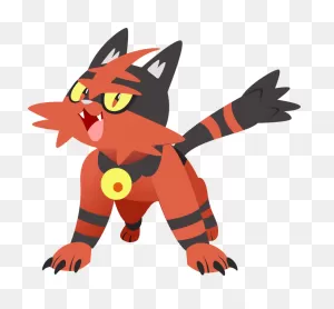 Torracat - Litten Evolution By Alexalan. ClipartFlare.com On ClipartFlare.com 