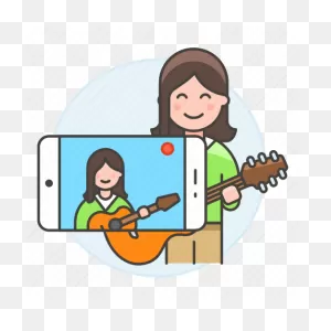 Business, Female, Guitar, Indie, Live, Music, Musician Icon ClipartFlare.com 
