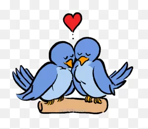 Love Birds Royalty Free Vector Clip Art Illustration -Vc027386 ClipartFlare.com 