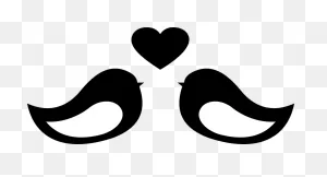 Love Birds Animals - Free Vector Graphic On ClipartFlare