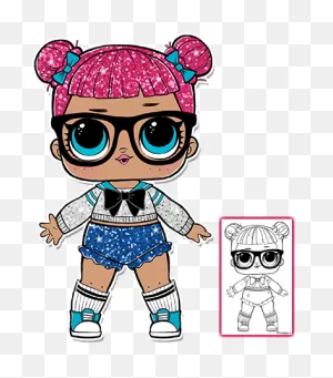 Lol Surprise Doll Coloring Pages – Color Your Favorite Lol ClipartFlare.com 
