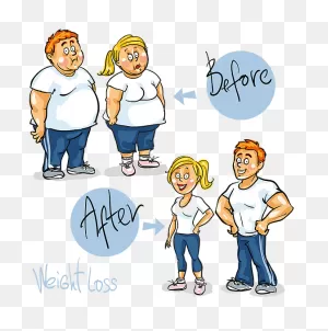 Weight Loss Cartoon Png Clipart - Full Size Clipart (#5542998 ClipartFlare.com 