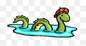 Cartoon Loch Ness Monster Royalty Free Vector Clip Art ClipartFlare.com 