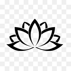 Blooming Lotus Flower Sticker