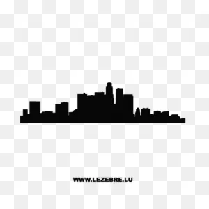 Los Angeles New York City Skyline Wall Decal Poster - Los Angeles ClipartFlare.com 