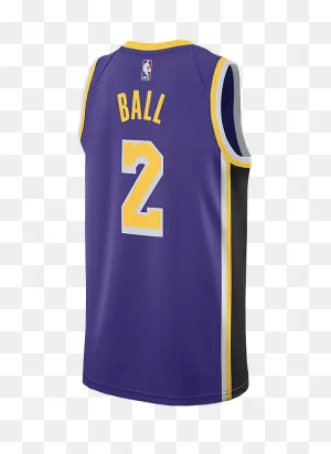 Nike Nba Los Angeles Lakers Lonzo Ball Swingman Jersey