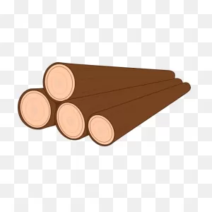 A Pile Of Logs | Free PNG-WebP