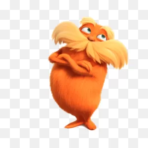 The Lorax Thinking Transparent Png - Stickpng