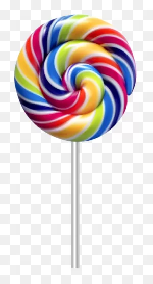 Multicolor Swirl Lollipop Transparent Clip Art | Swirl Lollipops ClipartFlare.com 