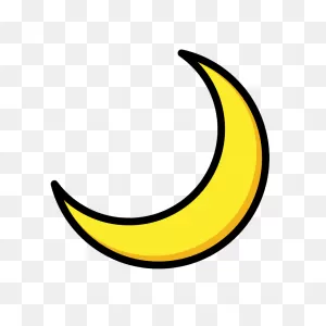 Crescent Moon Emoji Clipart. Free Download Transparent .png ClipartFlare.com 