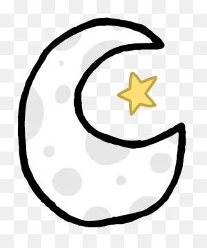 Moon Star Luna Estrella Estrellas Stars - Luna Star Clipart - Full ClipartFlare.com 