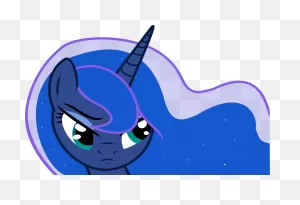 Why - Princess Luna Is Not Amused Clipart - Full Size Clipart ClipartFlare.com 