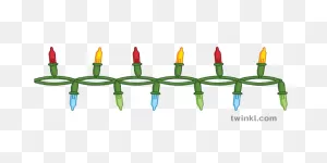 Luces Navideñas Marco De Borde Matemáticas Luces De Hadas Festivo