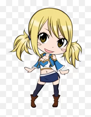 Download Fairy Tail Chibi Mira Download - Lucy Heartfilia Chibi ClipartFlare.com 