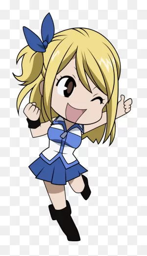 Lucy Heartfilia Chibi By Flavio-Ruru - Chibi Fairy Tail Lucy ClipartFlare.com 