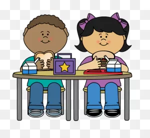 Kids Eating Lunch Clip Art - Kids Eating Lunch Image | Kids ClipartFlare.com 