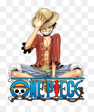 Monkey D - Luffy - One Piece Luffy Sitting Clipart - Full Size ClipartFlare.com 
