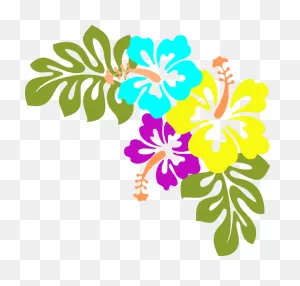 Clip Art Luau Flowers Clipart - Clipart Suggest