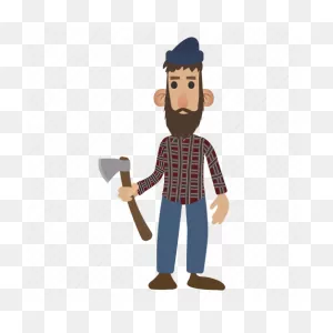 Axe, Beard, Character, Lumberjack, Man, Mustache, Occupation Icon ClipartFlare.com 