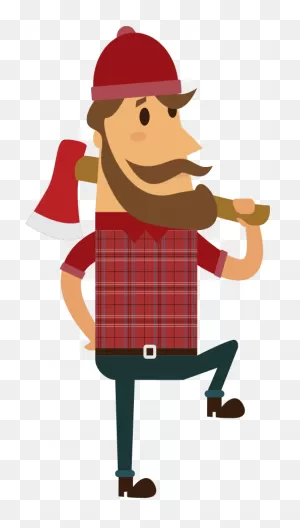 Lumberjack-241574 - Transparent Lumberjack Clipart - Png Download ClipartFlare.com 