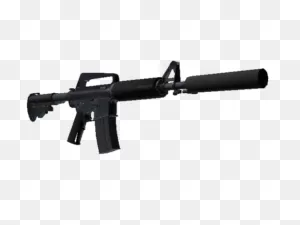 Military M4A1-S Rifle Gun Free 3D Model - .fbx, .obj - ClipartFlare ClipartFlare.com 