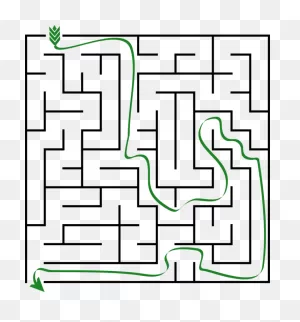 Maze Labyrinth Puzzle Computer Icons Game - Simple Maze Clipart ClipartFlare.com 
