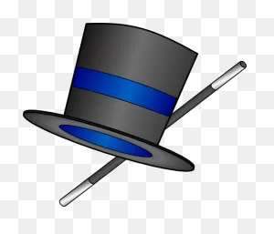 Top Hat Magic Hat Clip Art Clipart Image - Top Hat And Cane ClipartFlare.com 