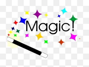 Dust Clipart Magic - Magic Wand - Png Download - Large Size Png ClipartFlare.com 