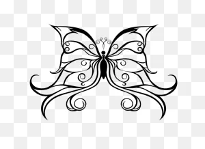 Tribal Mariposa By Rikachan3 On  - Coloring Home