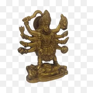 Decorify Kali Maa Pure Brass Statue 13X6X16 Cm