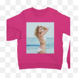 Margot Robbie In Bikini ﻿classic Adult Sweatshirt - If At First ClipartFlare.com 