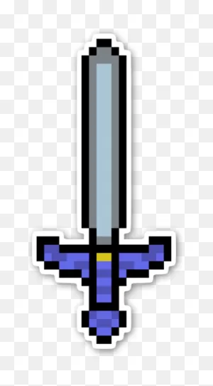 Die Cut Master Sword (8-Bit) – @ Stickerapp Shop