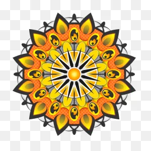 Mandala Pattern Shape - Free Vector Graphic On ClipartFlare