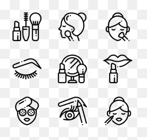 Makeup Makeup Icon Transparent Background - ClipartFlare