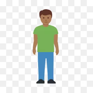 Man Standing Emoji Clipart. Free Download Transparent .png | ClipartFlare
