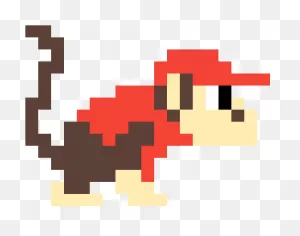 Diddy Kong - Diddy Kong Mario Maker Clipart - Large Size Png Image ClipartFlare.com 