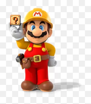 Super Mario Maker - Mario Builder Artwork By Thegamingmasterguys ClipartFlare.com 