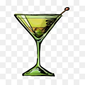 Dirty Martini Cocktail | Free PNG-WebP