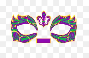 Mardi Gras Comedy And Tragedy - Mardi Gras Theatre Mask Clipart ClipartFlare.com 