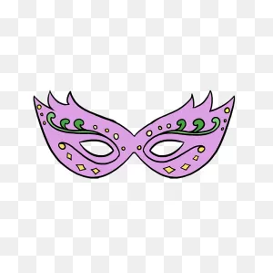 Mardi Gras Mask Clipart Transparent 1 - Clipart World