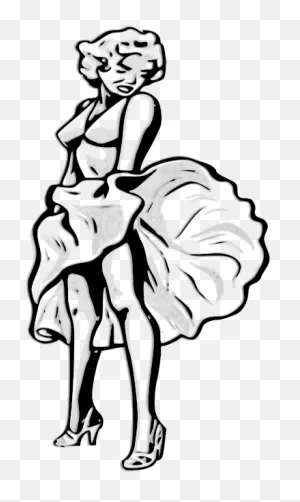 Finger Patrocinador Visual Arts Drawing - Marilyn Monroe Clip Art ClipartFlare.com 