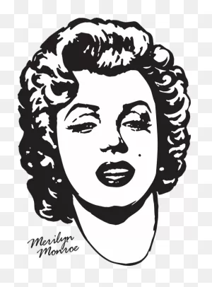 Merilyn Monroe,printing On T-Shirt,actress,marilyn - Marilyn ClipartFlare.com 