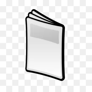 Vector Clip Art Of Printed Magazine Pictorgram | Public Domain Vectors