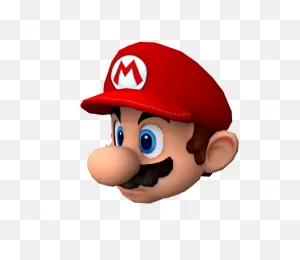 Ds / Dsi - Super Mario 64 Ds - Mario Head - The ClipartFlare