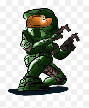 Chibi Master Chief Cartoon Clipart - Cartoon - (700X950) Png ClipartFlare.com 