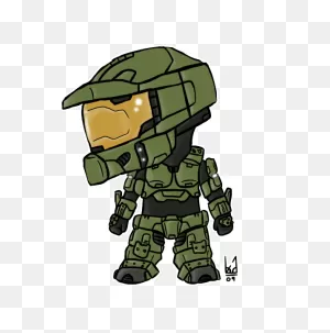 Master Chief Chibi By Blue-Dragonne01 On 